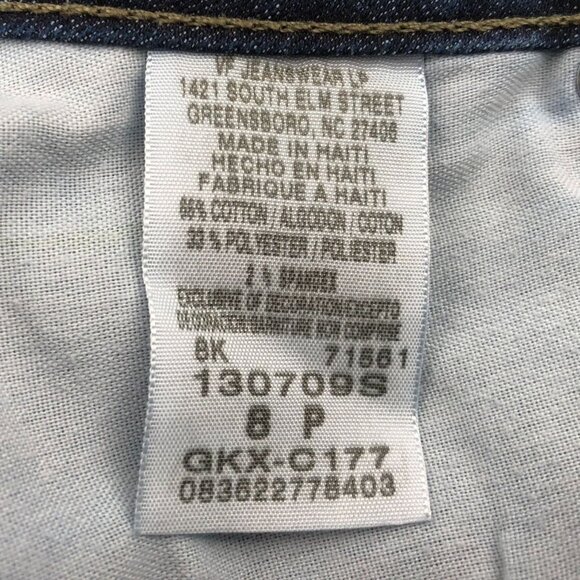 Riders Womens Jeans Size 8P Bootcut Leg Blue Denim Mid Rise Classic Casual - Picture 4 of 15